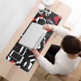 thumbnail image 3 of Elevate Your Gaming with the Black Red Large Mouse Pad (31.5x11.8 inch) - Non-Slip Base, Stitched Edges for Home Office & Gaming Work, 3 of 7