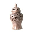 thumbnail image 3 of deevoka Ceramic Vase Storage Tank Porcelain Ginger Jar for Bedroom Arrangement Party, 3 of 9