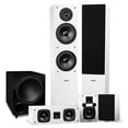 thumbnail image 1 of Fluance Elite High Definition Surround Sound Home Theater 5.1 Channel Speaker System including 3-Way Floorstanding Towers, Center Channel, Rear Surround Speakers and DB10 Subwoofer - White (SX51WHR), 1 of 8