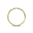 thumbnail image 3 of 10k Yellow Gold Marquise Diamond Bridal Wedding Ring Band Set 1/5 Cttw, 3 of 3