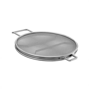 Reheyre Splatter Shield - Food Grade, Splashproof, Anti-Oil, Non-Stick,  Reusable, Replacement Parts, Stainless Steel Splatter Screen, Indoor Grill  Accessories for Ninja AG301 AG300 