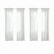 thumbnail image 2 of Cortinas Transparentes Blancas para Ventana 90 Pulgadas de 4 Paneles Cortinas Blancas Transparentes Cortinas Transparentes Panel Básico de Bolsillo de Varilla, 2 of 5