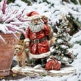 thumbnail image 6 of Christmas Yard Signs, Metal Gnome Santa Claus Reindeer Angel Stakes, Xmas Decorative Garden Stakes for Holiday Yard Lawn Outdoor Decoration, 6 of 9