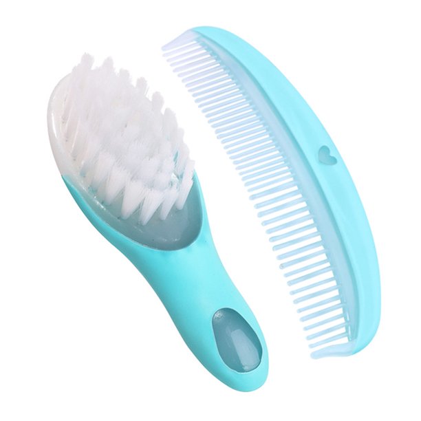NUOLUX 1 Set Baby Brush and Comb Newborn Infant Massage Hair Brush Comb