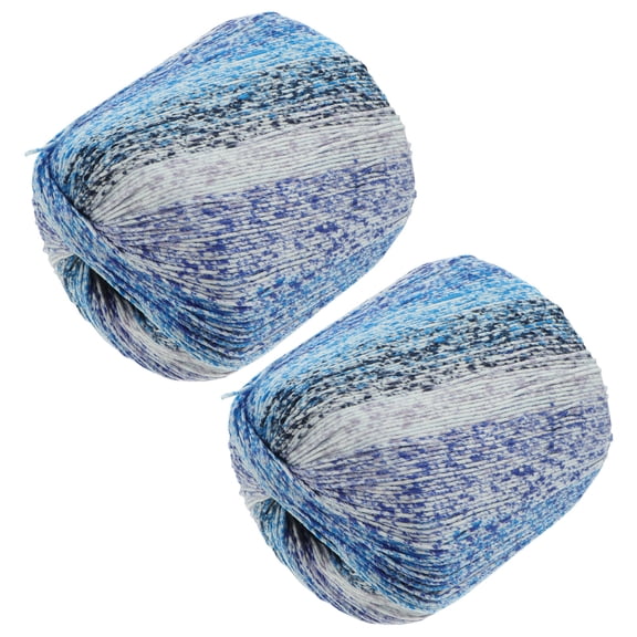 WORGEOUS 2 Rolls Twine for Crafts Multi Colored Cotton Cord Round Shape Handicraft Making