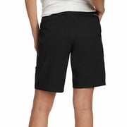 Eddie Bauer Women Stretch Rolled Hem Adjustable Length Bermuda Short, Black, 10