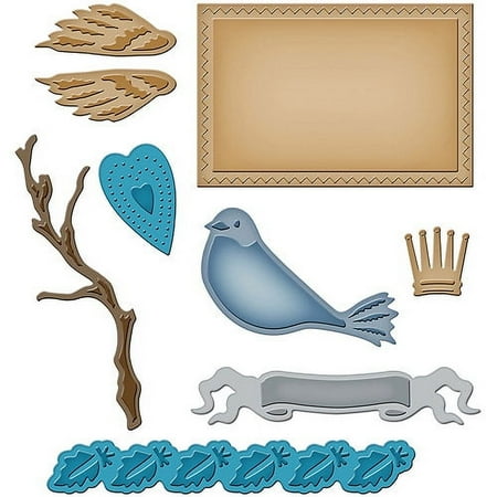 Spellbinders Shapeabilities Dies-Mixed Media Elements