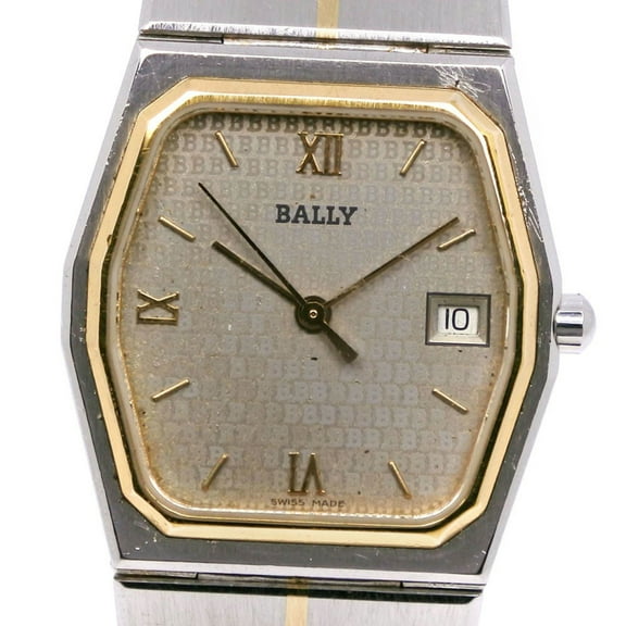 Pre-Owned BALLY Watch Stainless Steel Quartz Analog Display Ladies M182324001 (Good)