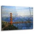 thumbnail image 2 of Epic Art 'Golden Gate Afternoon' by Mark Lague, Acrylic Glass Wall Art, 36"x24", 2 of 8