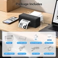 thumbnail image 2 of Hoorola Bluetooth Thermal Label Printer, Wireless 4x6 Shipping Label Printer for Small Business & Shipping Packages, Support iPho, 2 of 7