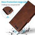 thumbnail image 6 of Dteck for iPhone SE (2022)/SE (2020)/8/7 Case with Card Holder PU Leather Magnetic Detachable Kickstand Shockproof Wrist Strap Removable Flip Cover for iPhone 7/8/SE2/SE3 4.7 inch,Brown, 6 of 7