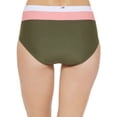 thumbnail image 3 of DKNY Womens High Waist Bikini Swim Bottom Separates, 3 of 4
