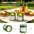 thumbnail image 3 of Citronella Candles Outdoor, KIMHY Outdoor Soy Candles Citronella Essential Oil Infused for Patio, Camping, 20 Hours Burn Time, 3.53 oz, 2-Pack, 3 of 9