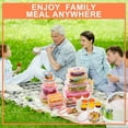 thumbnail image 6 of WarmHaven38Pcs Large Food storage containers-85 oz to Small ContainerStackable Kitchen storage bowls sets-BPA Free Leak proof Plastic food Storage Containers with lids airtight-Microwave freezer safe, 6 of 14