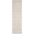 thumbnail image 5 of SAFAVIEH Glamour Gaia Floral Bordered Wool Runner Rug, Light Grey, 2'3" x 8', 5 of 10