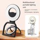 thumbnail image 3 of Black USB Charge Led Selfie Ring Light Mobile Phone Lens LED Selfie Lamp Ring for Smartphone Selfie Light, 3 of 5