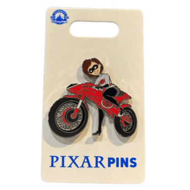 Disney Parks Pixar The Incredibles Elastigirl & Elasticycle Pin New With Card