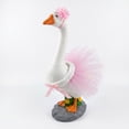 thumbnail image 7 of TACILIP Outdoor Decor, 1PC For 23inch White Gooses Clothing Porch Gooses Chiffon Skirt Lawns Gooses And Garden Clothing Set, Home Gifts, 7 of 7