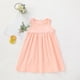 thumbnail image 2 of Odeerbi Vestido de Verano de Tanque de Algodón A-Camisola Sin Mangas de Color Sólido Para Niños, 2 of 7