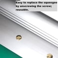 thumbnail image 4 of 14 Inch Screen Printing Ink Squeegee with Aluminum Handle, 75 Durometer, Flat Squeegee for DIY Hand Printing, Flat Patterns, 4 of 5