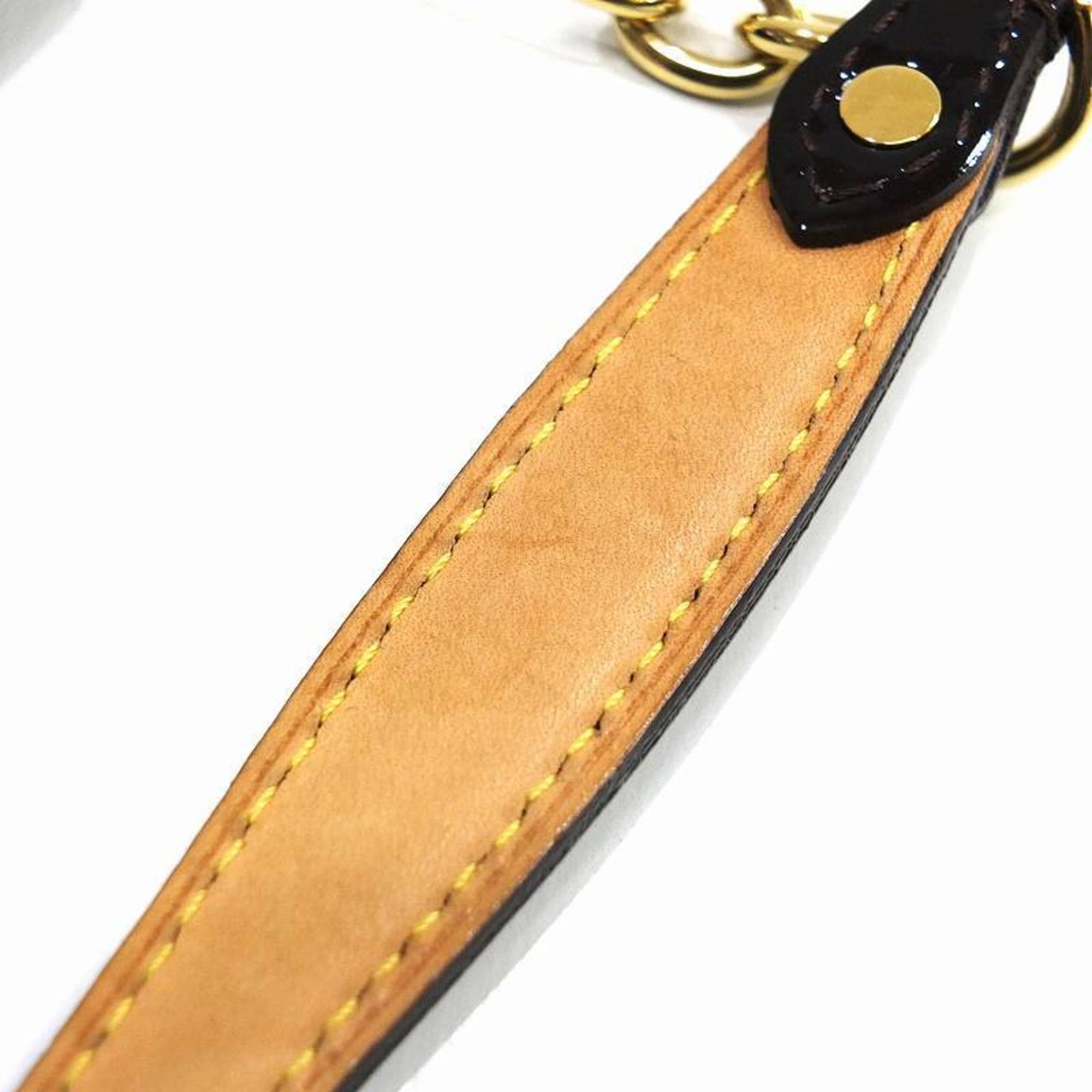 Authenticated Used Louis Vuitton Sunset Bluebird M93542 LOUIS VUITTON Vernis  Amaranto Wine Brown Bag Chain Wallet Enamel 