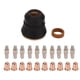 thumbnail image 1 of 22 consumibles para cortadora de plasma, electrodo, boquilla, protector, copa, accesorio de corte para antorcha., 1 of 14