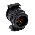 thumbnail image 1 of Conector de remolque impermeable de 13 pines a 7 pines Adaptador de enchufe de gancho de remolque de 13 pines a 7 pines (1 PCS negro), 1 of 4