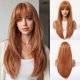 thumbnail image 1 of Yanonmyfd Black Wigs for Women Long Wig with Bangs Natural Straight Wigs Synthetic Hair Heat Resistant Wigs for Daily Party Cosplay Wear, 1 of 38