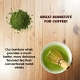 thumbnail image 6 of BambooWorx Matcha Whisk Set - Matcha Whisk (Chasen), Traditional Scoop (Chashaku), Tea Spoon. The Perfect Set to Prepare a Traditional Cup of Japanese Matcha Tea, Handmade from 100% Natural, 6 of 8