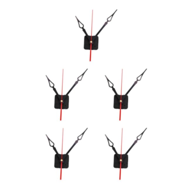 Guardoinrt 1/2/3/5 Clock Wall Clock Movement Repair DIY 24-Hour Kit Replacement Parts Type1 5PCS
