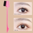 thumbnail image 3 of Juego de 4 piezas de cepillos para el control de los bordes del cabello, herramienta de cepillo para el cabello con control de bordes de doble cara, peine suave para el cuidado de peines de pestañas, cepillos para peinar las cejas ER, 3 of 5