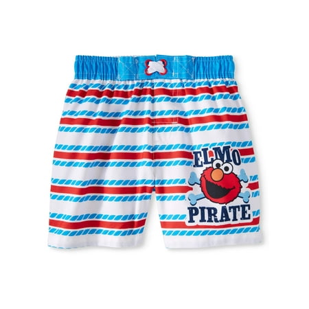 Sesame Street Swim Trunk Board Shorts (Baby Boys)