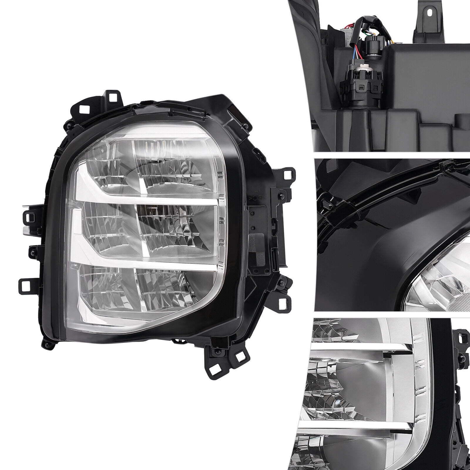 For 2022 Mitsubishi Outlander Right Headlight Passenger Side LED Clear  Headlamp