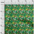 thumbnail image 1 of oneOone Cotton Cambric Green Fabric Merry Christmas Sewing Craft Projects Fabric Prints By Yard 56 Inch Wide, 1 of 1
