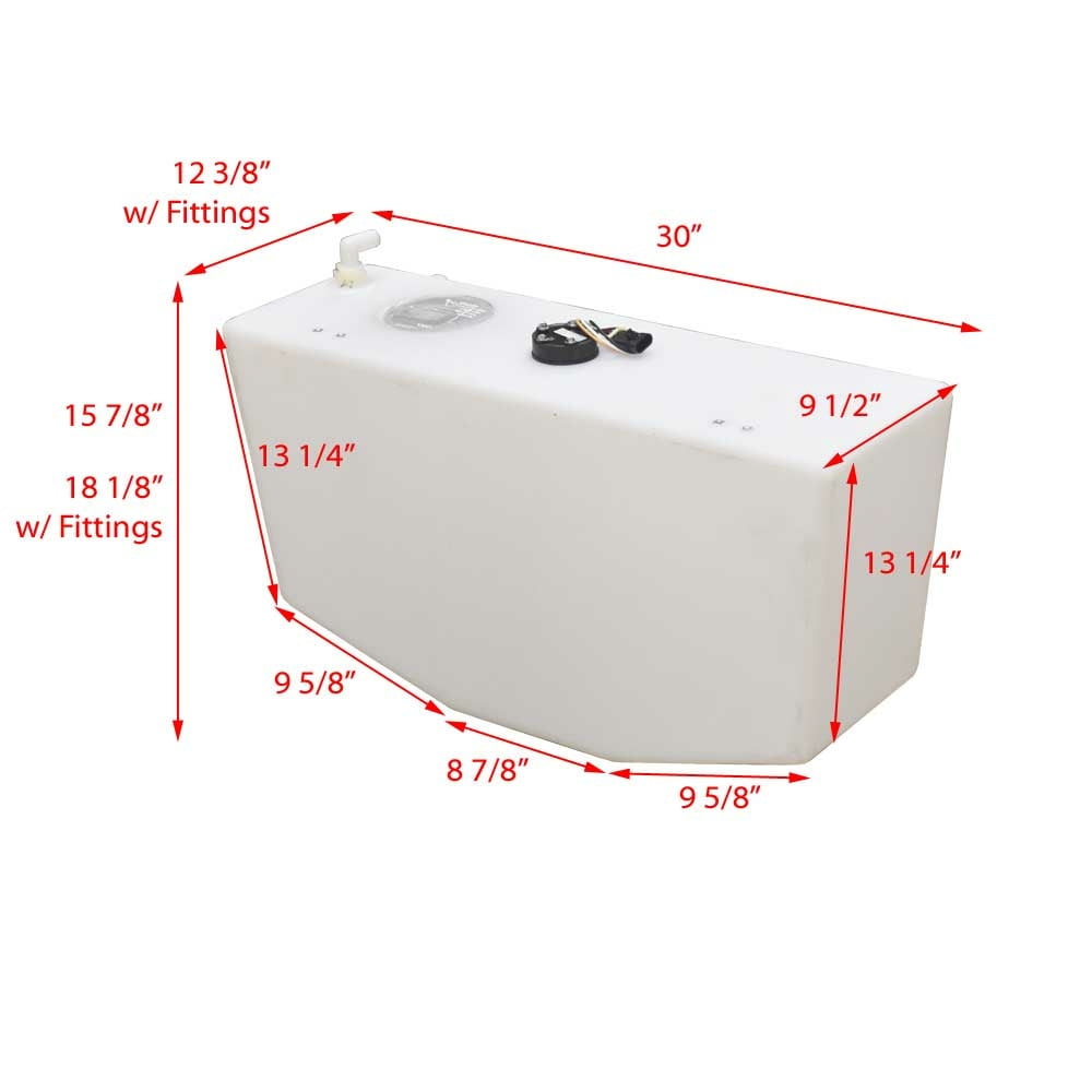 Dometic Boat Water Tank WT001493 | 15 Gallon Poly Aviara