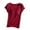 Wine, variant on APEXFWDT Women's Casual Workout Shirts Built-in-Bra Short Sleeve T-Shirts Plus Size Crew Neck Wireless Bra Tops Tee Athletic Shirts