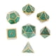 thumbnail image 2 of de 7 dados poliédricos de metal para + taza de dados negro #a, 2 of 9