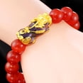 thumbnail image 4 of Pulsera china Pi Xiu de 12 mm Feng Shui para mujeres y hombres, joyería Pi Yao, regalo rojo, 4 of 9