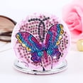 thumbnail image 1 of Cuadros Decorativos Bricolaje diamante pintura maquillaje compacto espejo portátil plegable monedero espejo (010) Wdftyju embutido en tela, 1 of 9