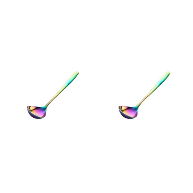 Bearachild Cuchara para salsa, repuesto portátil, antioxidante, brillante, inodoro, , para cocina, restaurante, sopa, cucharón, accesorios Type3 NO3
