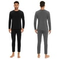thumbnail image 2 of Thermal Underwear Set for Men,Long Johns with Fleece Lined,Cold Weather Thermal Top and Bottom Set, 2 of 6