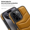 thumbnail image 3 of Allytechgroup iPhone 16 Pro Wallet Case, RFID Blocking Stand Design Shock Absorb Protection Back Cover with Cards Holder Bumper Phone Case for Apple iPhone 16 Pro, Brown, 3 of 8