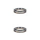 thumbnail image 3 of Sonducket 2 piezas trenzada tobilleras conjunto tejido cadena de pierna estilo Retro cuerda ajustable hecha a mano para tipo de amistad tipo 10 2piezas, 3 of 6