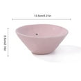 thumbnail image 6 of Naierhg Premium Ceramic Flower Frog Bowl - Elegant Solid Color Floral Arrangement Tool with Strategic Holes for Effortless DIY Home Decor, Wedding Centerpiece, Versatile Vase, 6 of 8