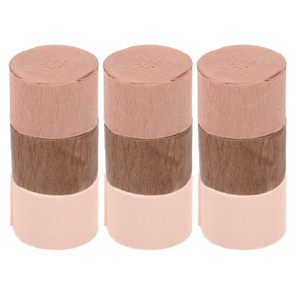 9 Rolls Paper Tape Crinkle Wedding Decorations Latte Art Delicate