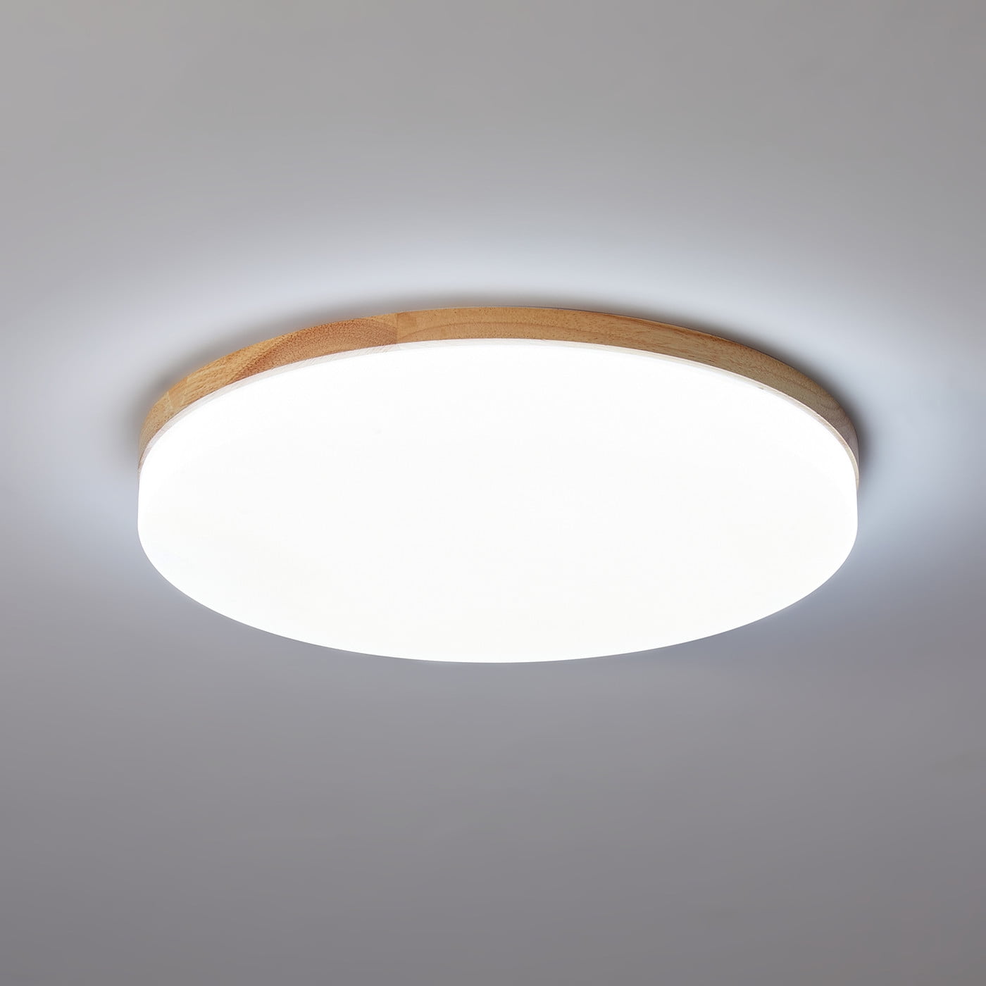 Aiwen Circle Acrylic Flush Mount Ceiling Lamp with Integrated LED Light 24 Watts