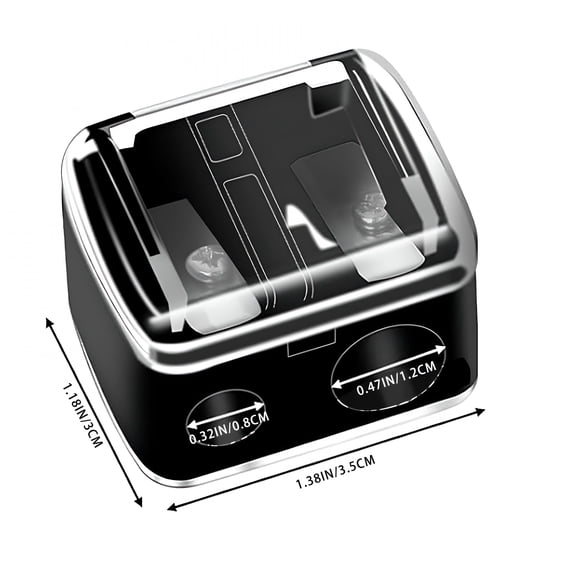 ACDANC Make Up Pencil Sharpener Lip Liner Pencil Sharpener Cosmetic Pencil Sharpener Colored Cosmetic Lip Pencil Sharpener Hand Pencil Sharpener For Eyeliner Lip Liner Pencils