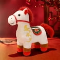 thumbnail image 4 of 2026 Horse Plush Mascot Doll Baby Horse Toy for Children Sleep Companion, Spring Festival Zodiac Collectible, Red Wool Year of the Horse Gift, 4 of 8