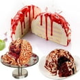 thumbnail image 2 of Halloween Brain Gelatin Molds,Brain Shaped Silicone Mould Cake Baking Tool Brain Ice Chocolate Soap Tray Silicone Party Maker Halloween Brain Gelatin Molds, 2 of 5