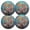 Green, variant on Ryvnso Owls on Tree Branch Round Plate Mats Dining Table Placemat Set of 4 for Holiday Decoration